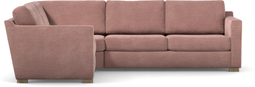 Friday - Hörnsoffa, 1,5+2,5-sits - Rosa
