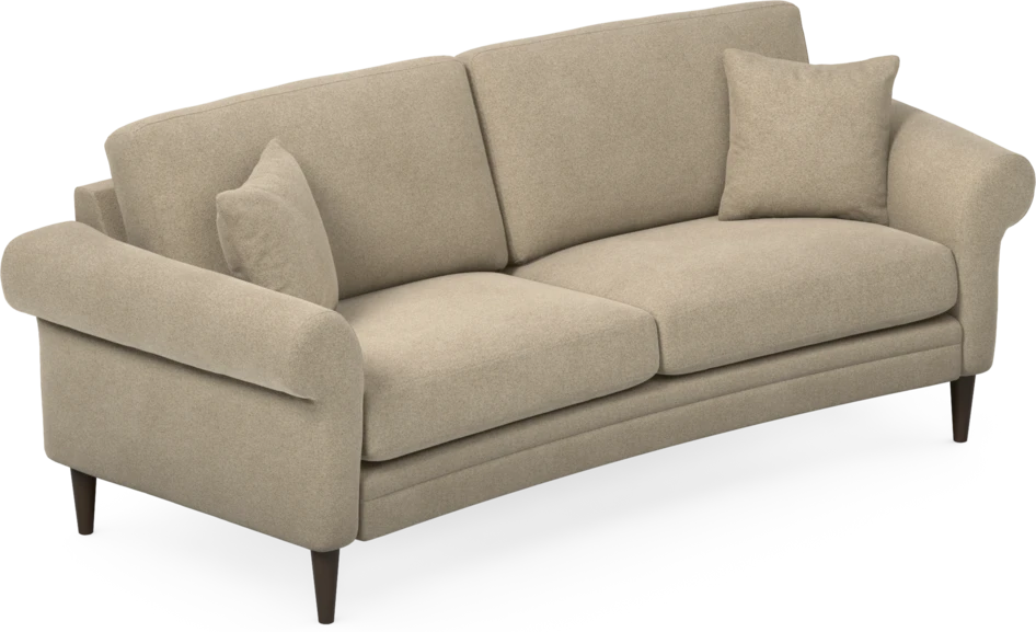 Eden - 2,5-sits soffa svängd - Beige