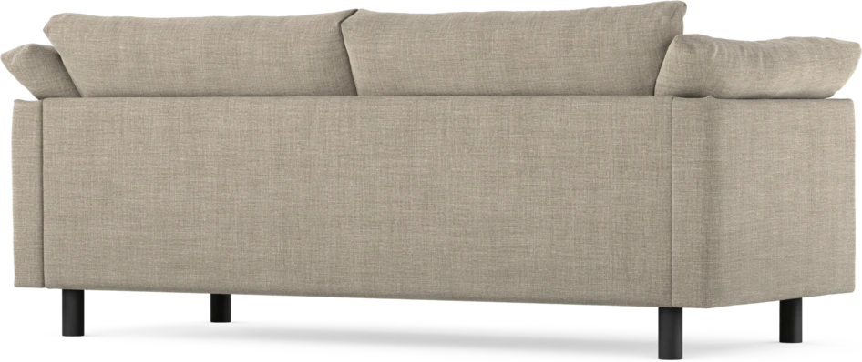 Cherrie - 2,5-sits soffa, hel dyna, fast klädsel - Beige