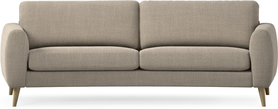 Bridge - 3-sits soffa svängd - Beige