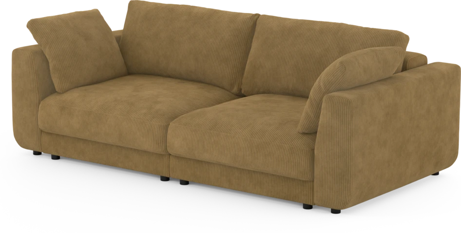 Amie - Bäddsoffa 3-sits - Gul