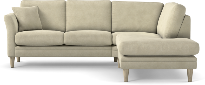 Eden - 2-sits soffa med divan - Beige
