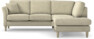 Eden - 2-sits soffa med divan - Beige