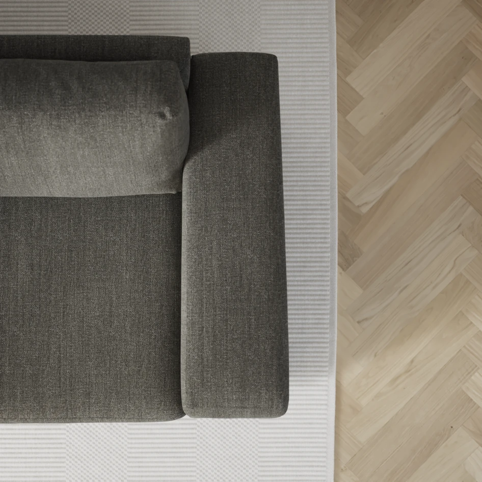 Friday - 3-sits soffa med schäslong vänster och divan höger - Grå