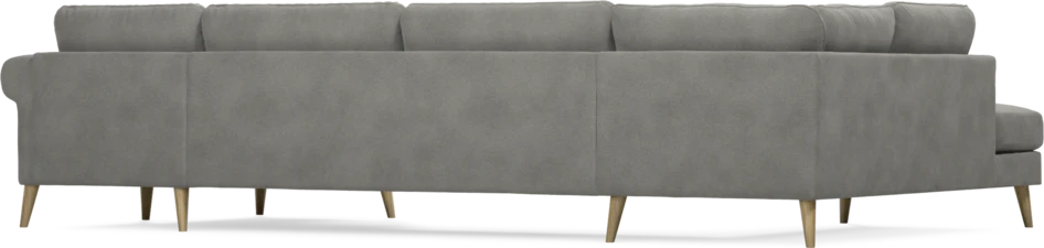 Bridge - 3-sits soffa med divan vänster och schäslong höger - Grå