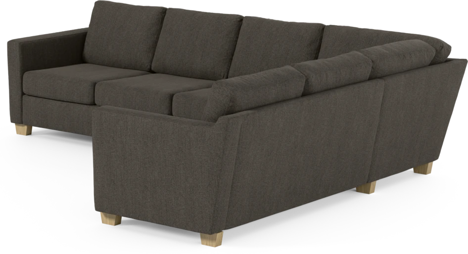 Friday - Hörnsoffa, 3+2-sits - Brun