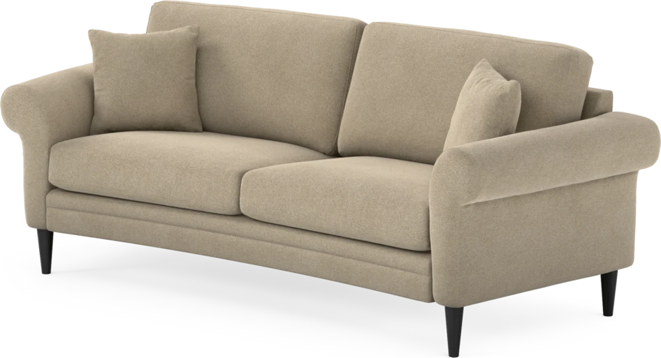 Eden - 2,5-sits soffa svängd - Beige