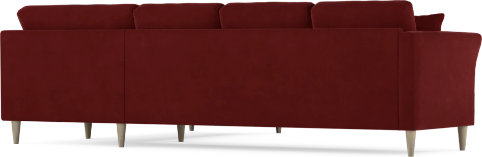 Eden - Hörnsoffa, 3+2-sits - Röd