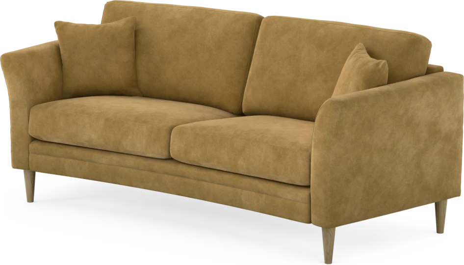 Eden - 2,5-sits soffa svängd - Gul