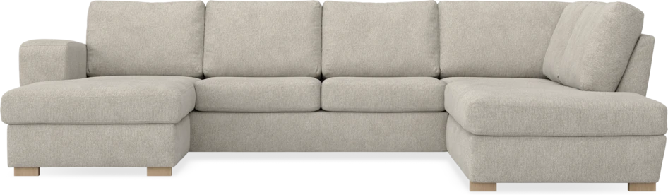 Friday - 3-sits soffa med schäslong vänster och divan höger - Beige