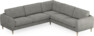Bridge - Hörnsoffa, 3+2-sits - Grå