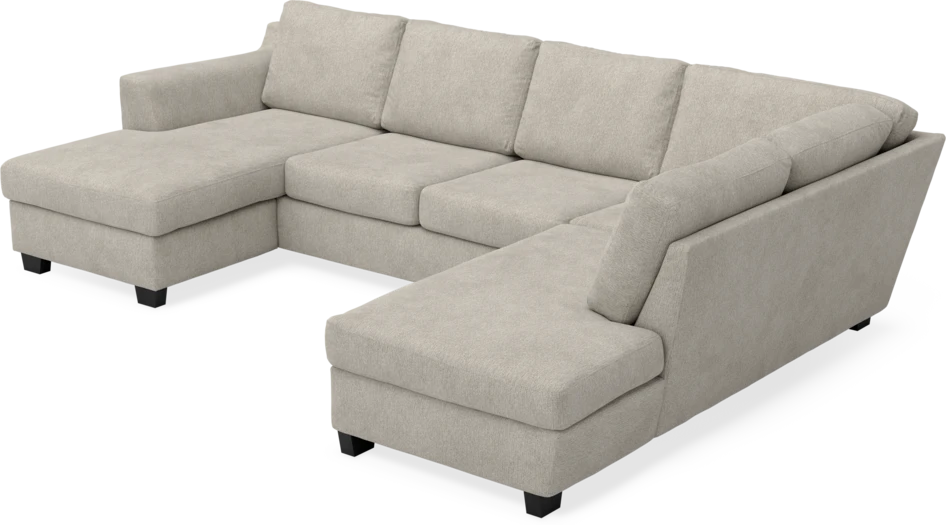 Friday - 3-sits soffa med schäslong vänster och divan höger - Beige