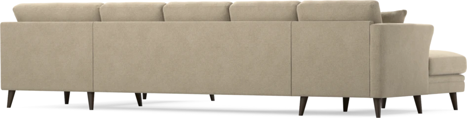 Eden - 3-sits soffa med schäslong vänster och divan höger - Beige
