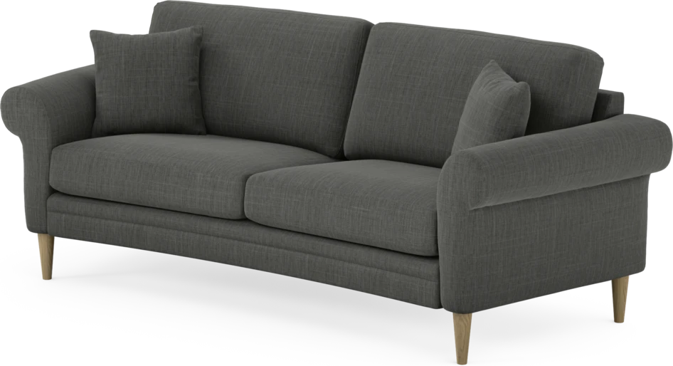 Eden - 2,5-sits soffa svängd - Grå