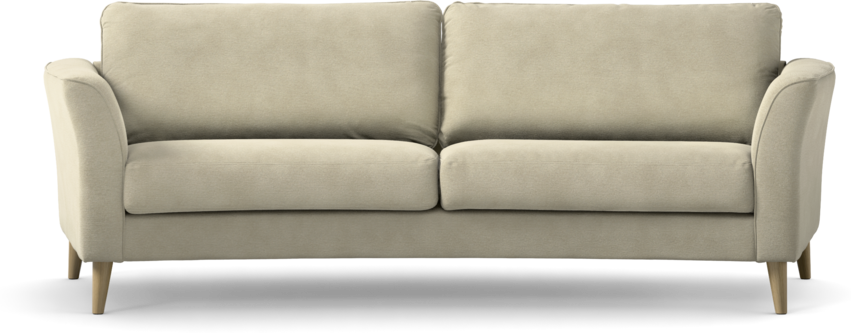 Bridge - 3-sits soffa svängd - Beige