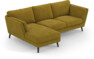 Madison Lux - 2-sits soffa med schäslong vänster - Gul