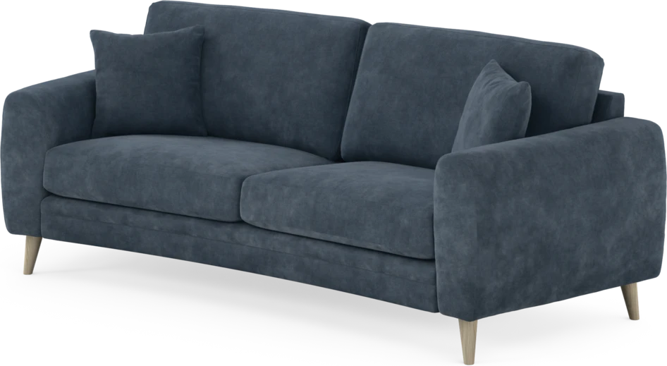 Eden - 2,5-sits soffa svängd - Blå