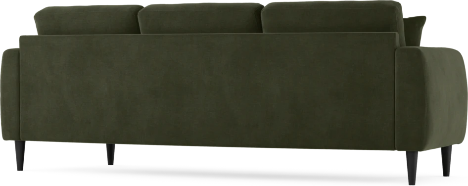Eden - 3-sits soffa svängd - Grön