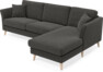 Eden - 2,5-sits soffa med schäslong - Grå