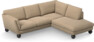 Madison - 2-sits soffa med divan höger - Beige