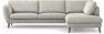 Madison Lux - 3-sits soffa med divan höger - Grå
