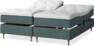 Delux Sense - Ställbar säng, dubbelsäng med bäddmadrass - Blå