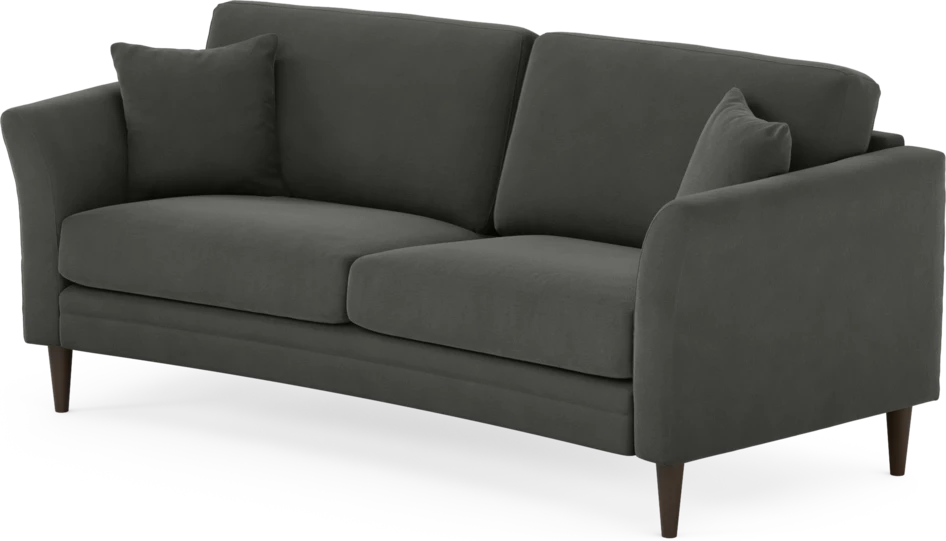 Eden - 2,5-sits soffa svängd - Grå
