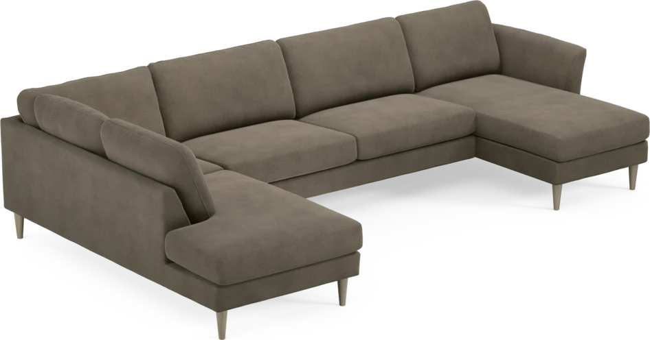 Bridge - 3-sits soffa med divan vänster och schäslong höger - Beige