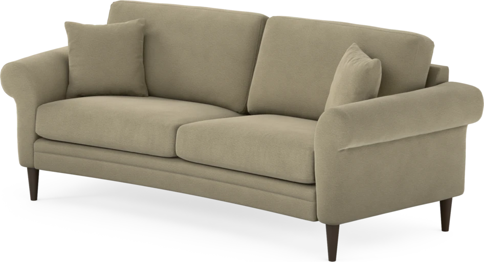 Eden - 2,5-sits soffa svängd - Beige
