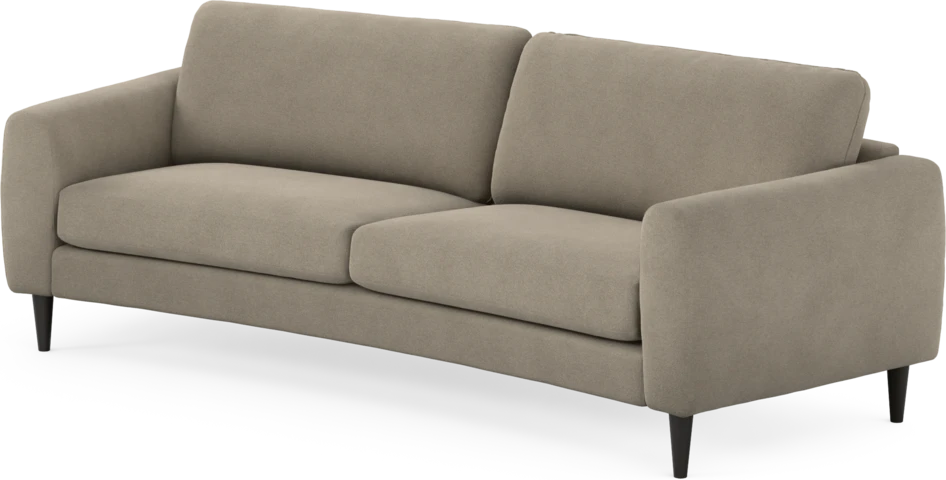 Bridge - 3-sits soffa svängd - Beige