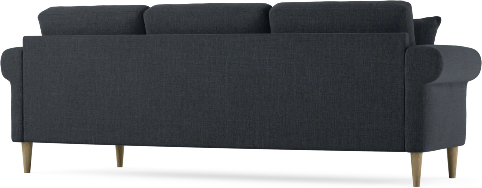 Eden - 3-sits soffa svängd - Blå