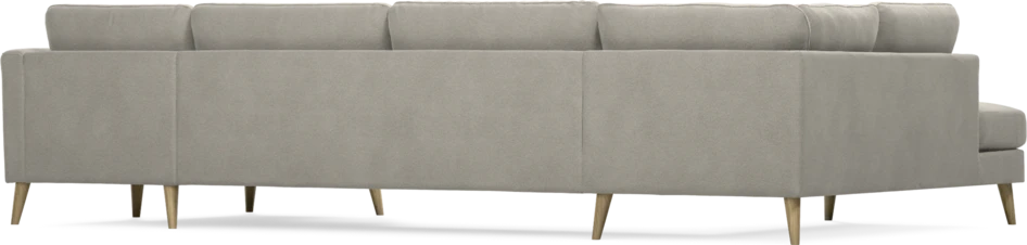 Bridge - 3-sits soffa med divan vänster och schäslong höger - Grå