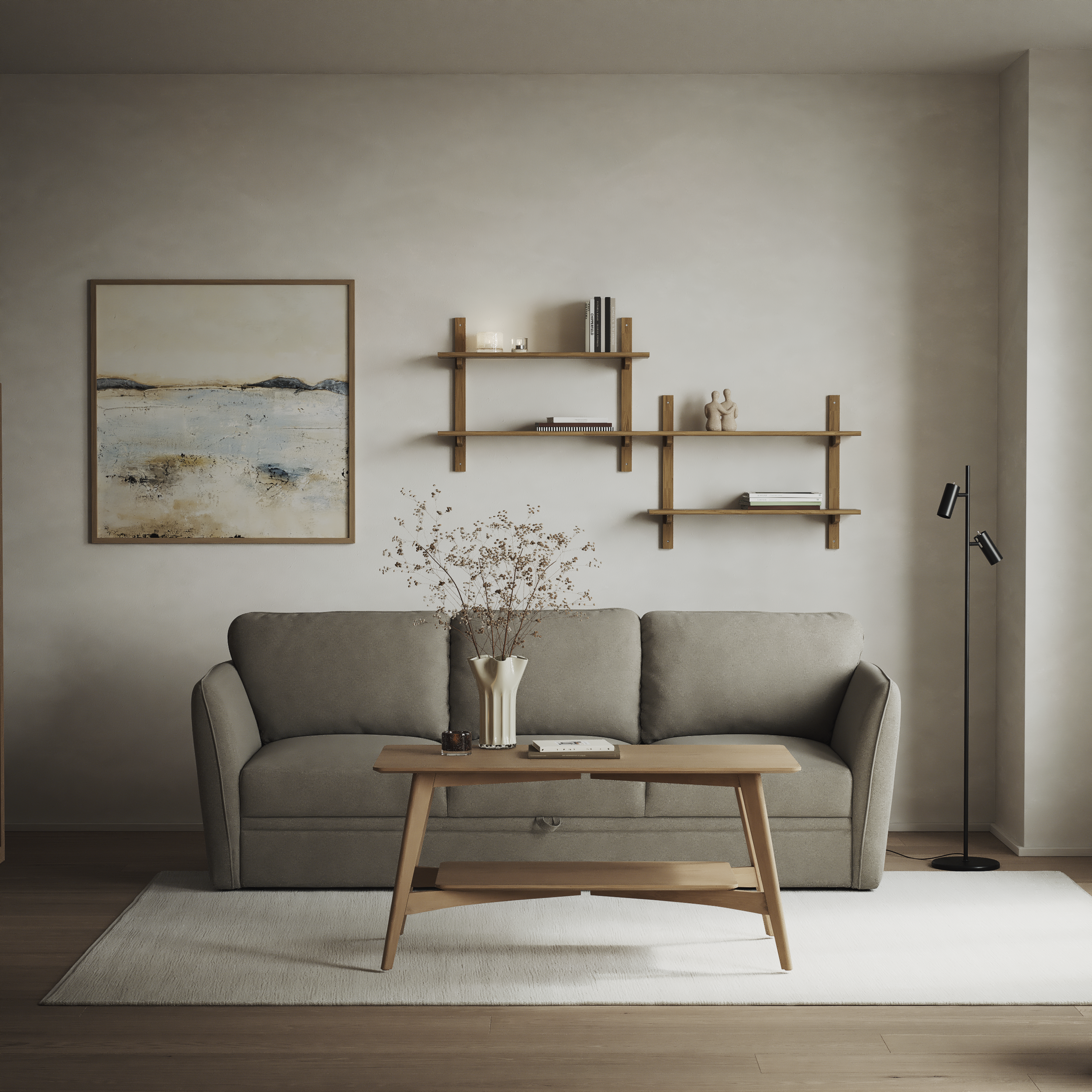 Öland - Bäddsoffa 3-sits, längsbäddad - inspiration