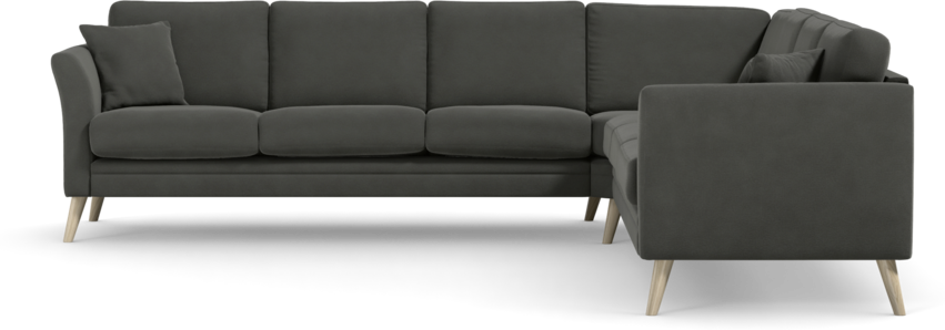 Eden - Hörnsoffa 3+3 - Grå