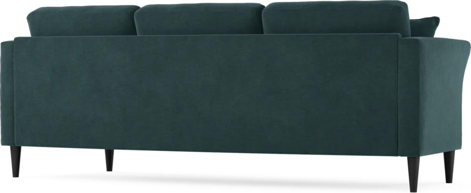 Eden - 3-sits soffa svängd - Blå