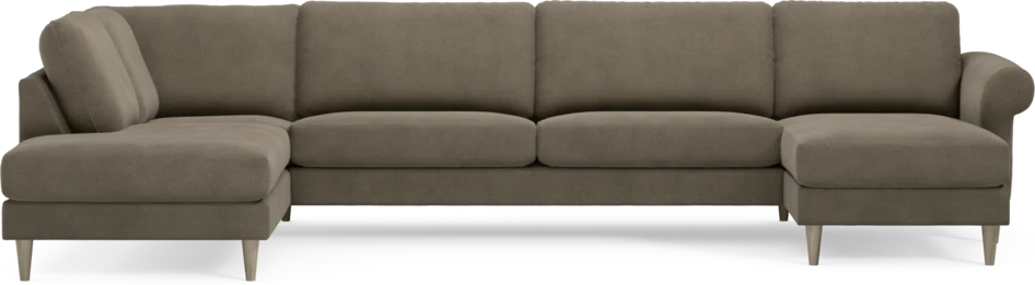 Bridge - 3-sits soffa med divan vänster och schäslong höger - Beige