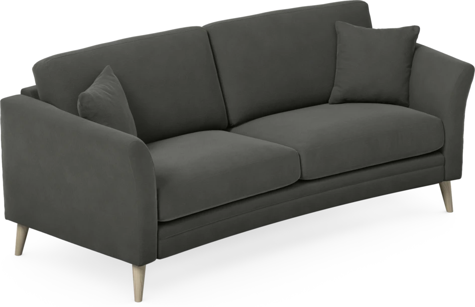 Eden - 2,5-sits soffa svängd - Grå