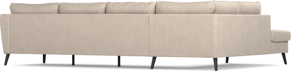County - 3-sits soffa med divan vänster - Beige