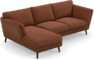 Madison Lux - 2-sits soffa med schäslong vänster - Röd