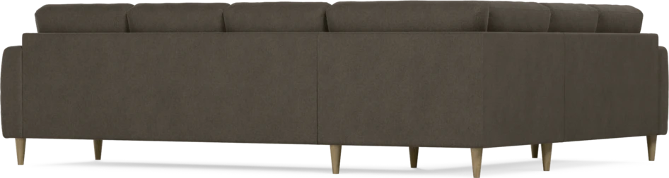 Eden - Hörnsoffa, 2+3-sits - Brun