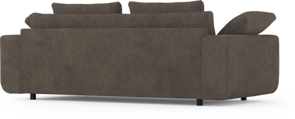 Amie - 3-sits soffa - Brun