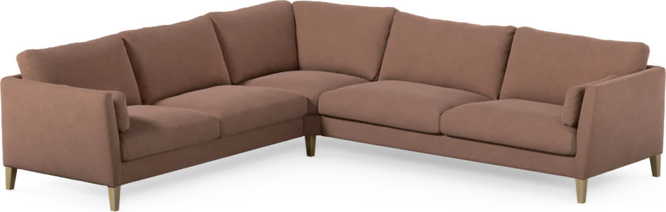 Winston - Hörnsoffa, 2+3-sits - Rosa