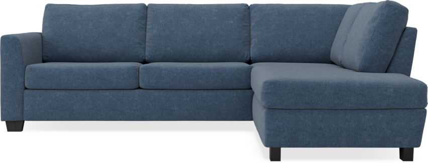 Friday - 2,5-sits soffa med divan höger - Blå