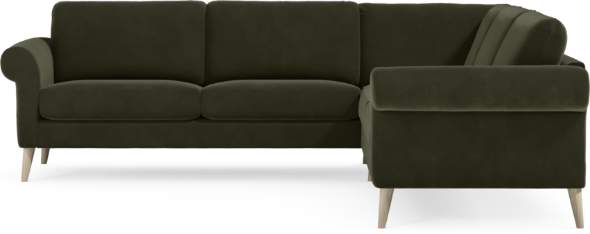 Bridge - Hörnsoffa, 2+2-sits - Grön