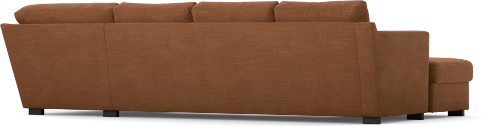 Friday - 3-sits soffa med schäslong vänster och divan höger - Orange