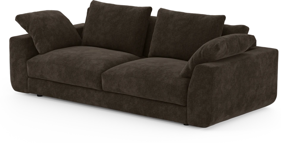 Amie - 3-sits soffa - Brun