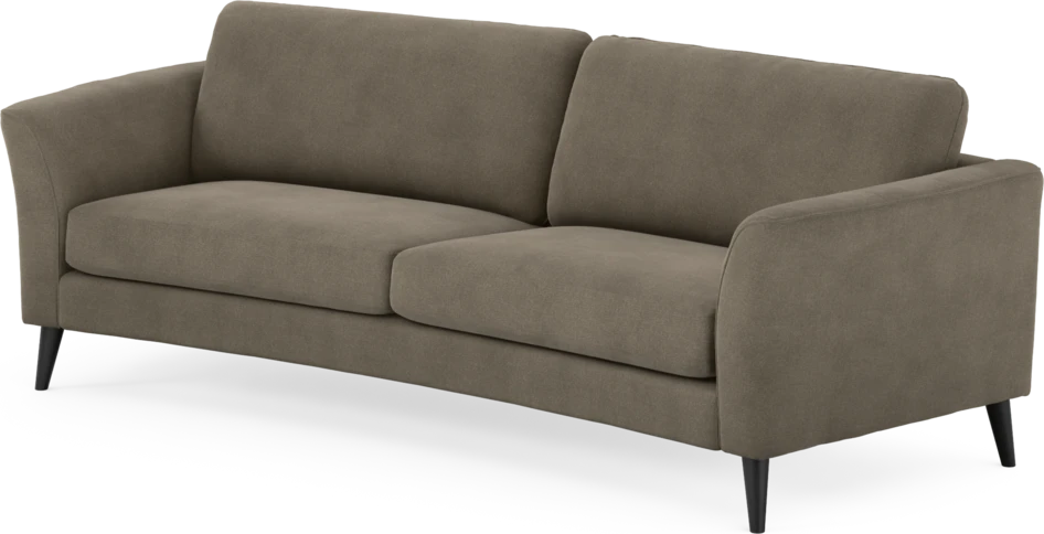 Bridge - 3-sits soffa svängd - Beige