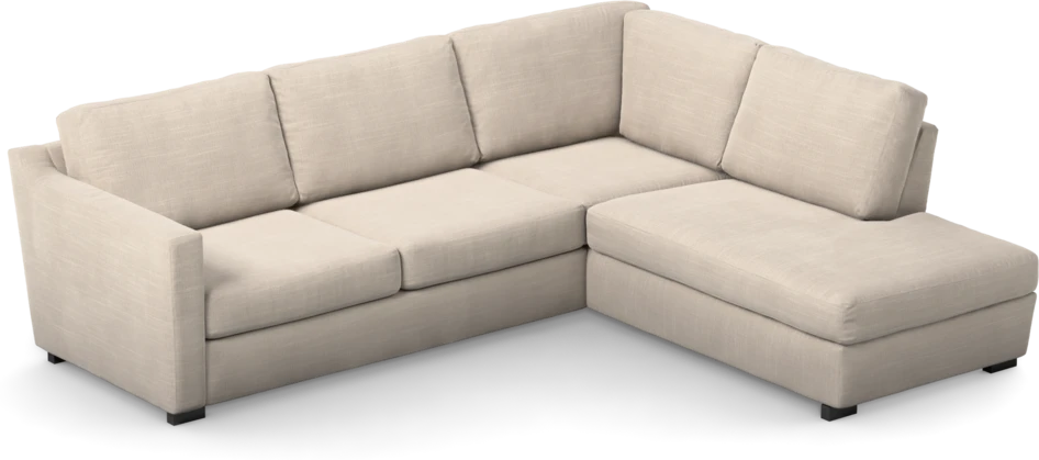 Friday - 2,5-sits soffa med divan höger - Beige