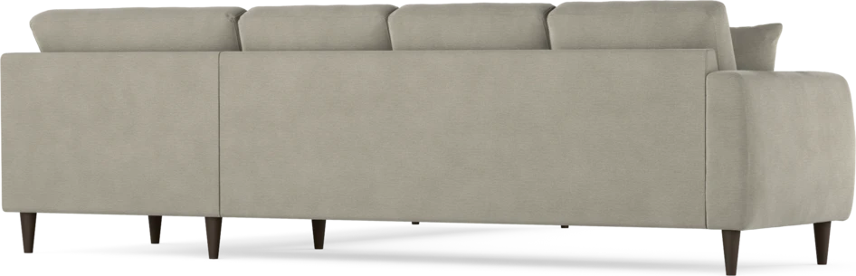 Eden - Hörnsoffa, 3+3-sits - Brun