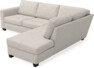 Friday - 2,5-sits soffa med divan höger - Grå